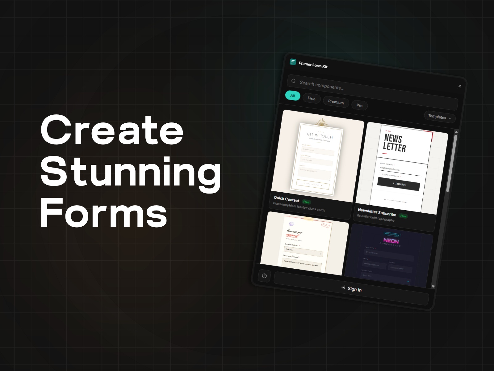 Framer Form Kit