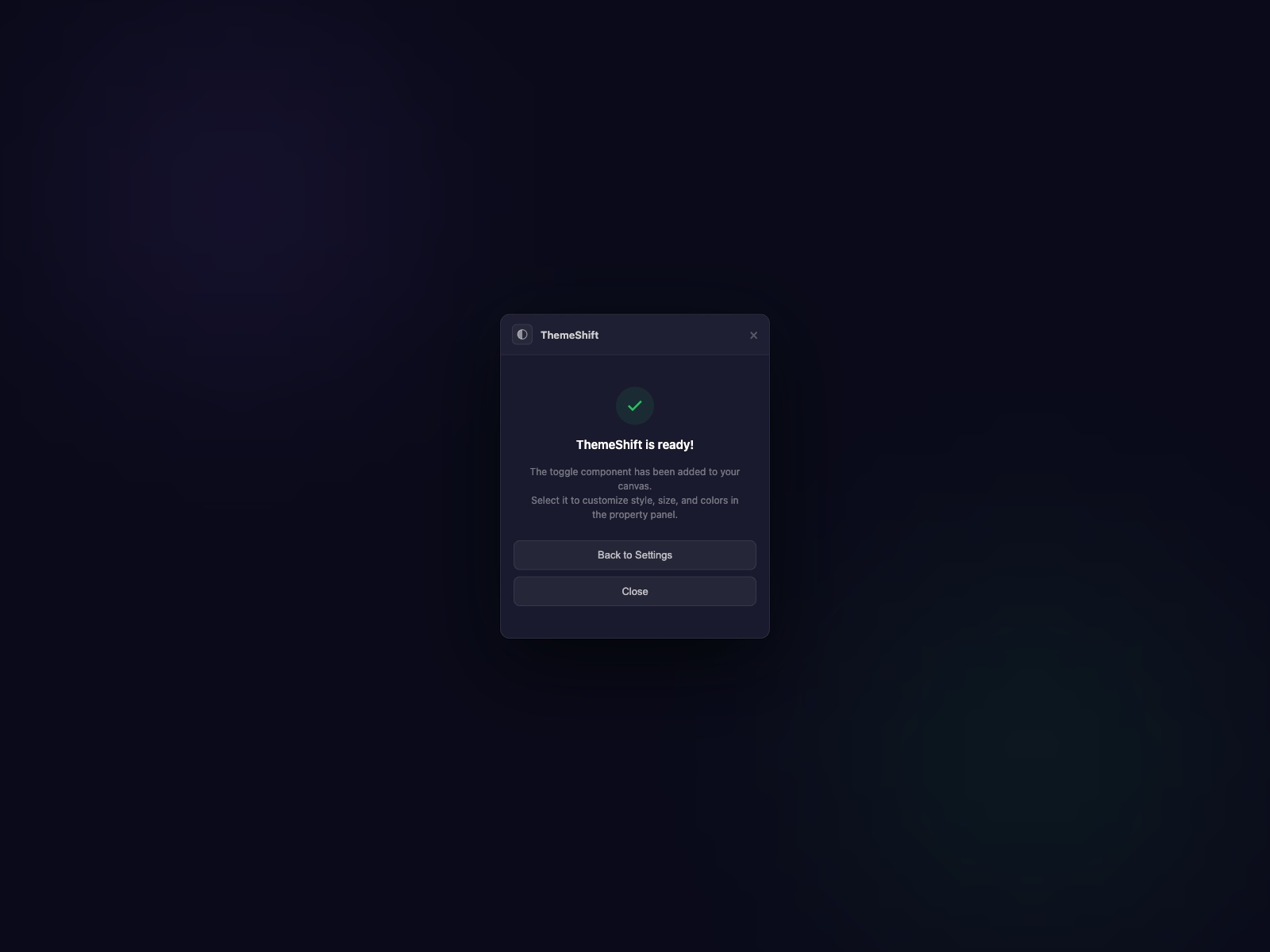 ThemeShift — Dark Mode Toggle