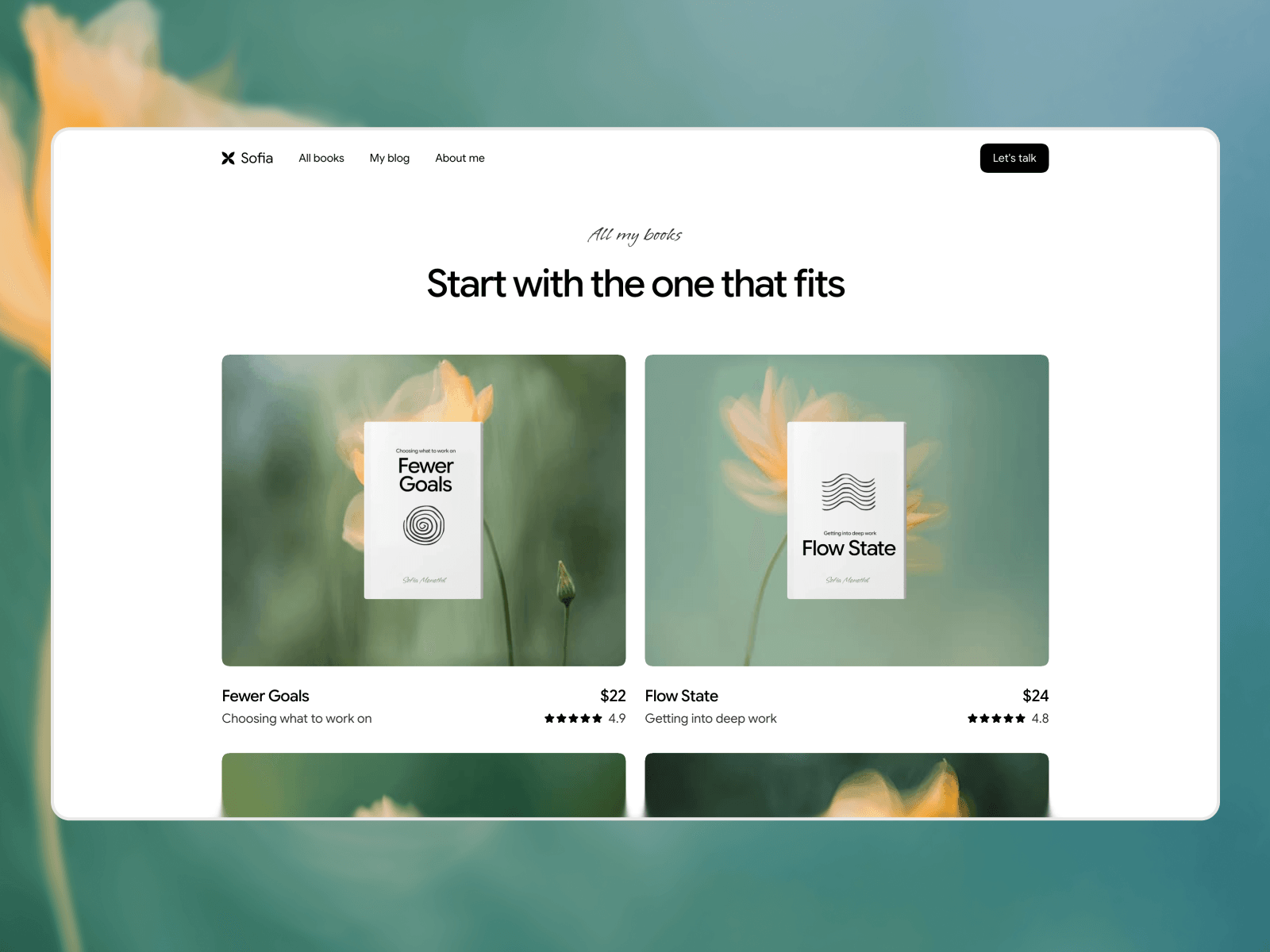 Sofia Author website